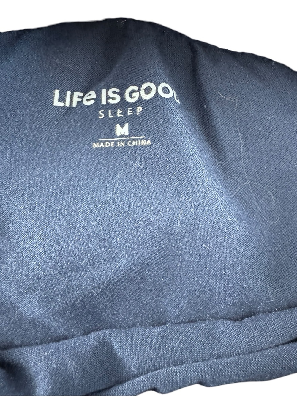 Life Is Good Navy Joggers with Yellow Drawcords - Picture 4 of 6